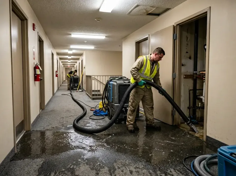 multi-unit-apartment-hallway-f-005 — frequently asked questions, Emergency Burst Pipe Water Extraction & Removal in Bernalil…